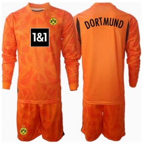 Borussia Dortmund Brankářské Dětské Alternativní dres komplet 2024-25 Dlouhý Rukáv (+ trenýrky)